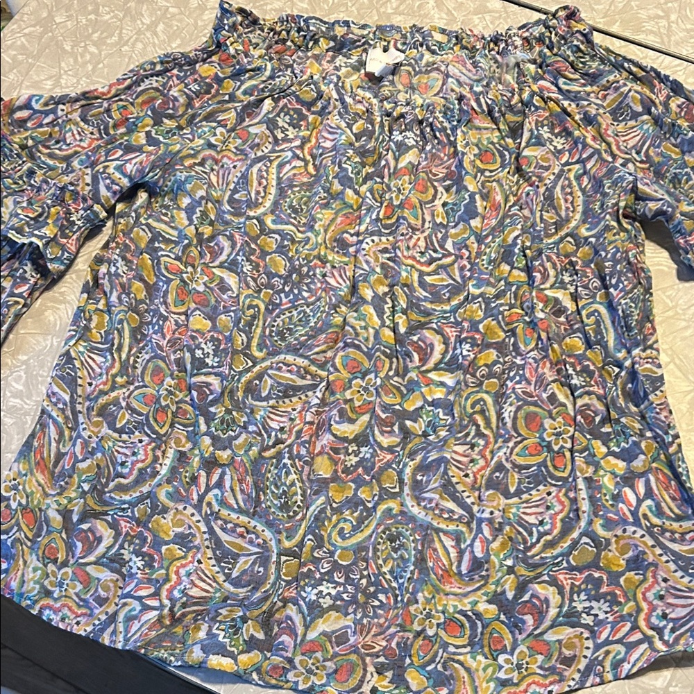 Floral Off-Shoulder Women's Top